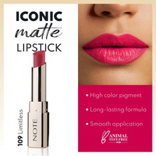 Str Store Cosmetics Iconic Matte Lipstick 109 Limitless Kalıcı Mat Ruj, Pembe