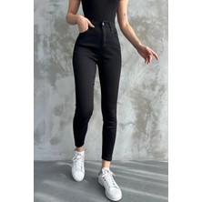 Beeke Jns Kadın Siyah Skinny Dar Paça Jeans Kot Pantolon