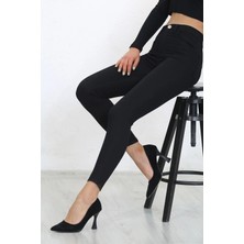 Beeke Yüksek Bel Kadın Dar Paça Kot Pantolon Siyah Jean - 2479.1361.