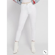 Beeke B.e.y.a.z Skinny Jeans Beyaz Kot Uzun Bacak S.ü.p.e.r Slim
