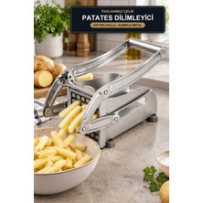Viracasa Patates Dilimleme Makinesi Manuel Paslanmaz Çelik Üstten Kollu Parmak Patates Kesici