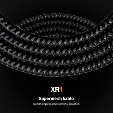 Str Store Xr1 Kablolu Oyuncu Mouse, 12800 Dpı, Rgb Aydınlatma, 6 Tuş, Ergonomik Tasarım, Pc ve Laptop Uyumlu, Gaming Fare Siyah