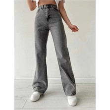 Beeke Duryn Füme Kot Pantolon Salaş Jeans Likralı Esnek
