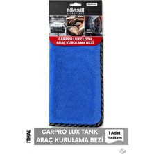 Ellesill Carpro Mavi Araç Kurulama Havlusu Twisted Tank Bezi 75X55 cm - (1 Adet)