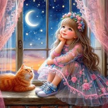 İğne İzi 5d Elmas Boncuk Taş Işleme Mozaik Goblen Kit Kanvas Tablo 30X40CM GD91071 Diamond Painting