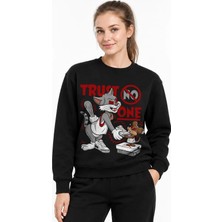 Book OrBook Tom Jerry Trust One Bl Sweatshirt Kadın (YSW378)