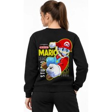 Book OrBook Super Mario Bl Sweatshirt Kadın (YSW370)