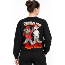 Book OrBook Tazmania And Bugs Bunny Bl Sweatshirt Kadın (YSW372)