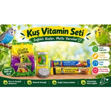 Kuş Gaga Taşı-Vitaminli-Yem 2 Adet Kraker - Mineralblok Seti