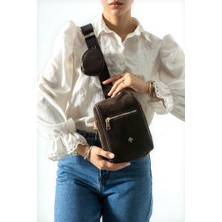 Roof Atelier Kadın Hakiki Deri Body Bag Çanta - Velora
