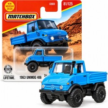 Matchbox 1963 Mercedes-Benz Unimog 406 Mavi 1:64 – 81/125 JHN56
