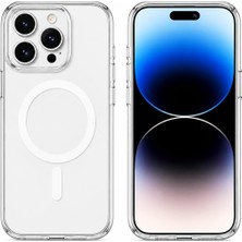Happy Trend 16 Pro Max Uyumlu Şeffaf Telefon Kılıfı, Magsafe ile Uyumlu, Kristal Şeffaf Tasarım, Kablosuz Şarj Destekli, Ince ve Hafif – Bielite