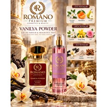 Romano Vanilya Powder 200 ml ve 50 ml Parfüm Seti Kalıcı Yüksek Parfüm Esanslı