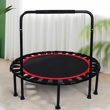 Happy Trend Fitness, Trambolin, Taşıma Kapasitesi 200 Kg, Kaymaz ve Sessiz, Ayarlanabilir Tırabzan Yüksekliği – Mükemmel Iç ve Dış Mekan