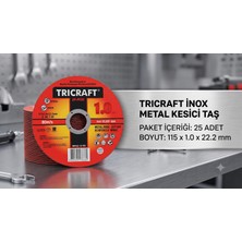 Happy Trend Inox Metal Kesici Taş, 115 x 1.0 x 22 Mm, 25 Adet