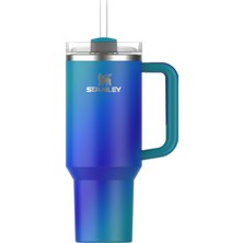 Happy Trend H2.0 Flowstate Pipetli Termos Bardak 1.18 Litre - Sea Glass Aura | Paslanmaz Çelik