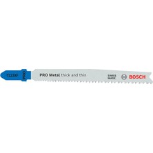Happy Trend 2 x Pro Metal Thick And Thin T123XF Dekupaj Testere Bıçağı (Çelik Saclar, Borular ve Metal Profiller Için, Uzunluk 100 Mm, Profesyonel Aksesuar Dekupaj Testere)