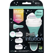 Happy Trend Intuition Sensitive Care Avantaj Paketi, 3 Yedek Bıçaklı Kadın Tıraş Makinesi