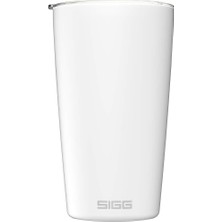 Happy Trend Neso Cup White Termos Kupa (0,4 L), Zararlı Madde Içermeyen ve Yalıtımlı Kahve Kupası, 18/8 Paslanmaz Çelikten Kahve Kupası, Seramik Pure Ceram Kaplamalı