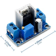 Happy Trend Ayarlı Voltaj Güç Kaynağı Modülü Dc Dc Lineer Regulatör 2A Voltaj Düşürücü