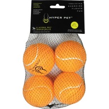 Happy Trend Pet 0080 4 Adet Turuncu Tenis Topları