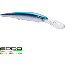 Spro Madeye Minnow 120 Chrome Blue Sert Yem