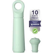 Happy Trend Vin Şarap Pompası Loop 1 Vakum Tapalı – Kırmızı ve Beyaz Şarap Için Birinci Sınıf Şarap Koruyucu – Hava Geçirmez Mühürleme Sistemi – Tekrar Kullanılabilir, Bpa Içermez, Bulaşık Makinesinde