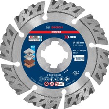 Happy Trend 1x Expert Multimaterial X-Lock Elmas Kesme Diskleri (Beton, Donatılı Beton, Tuğla, Yumuşak Taş, Ø 115 Mm, Aksesuar Küçük Avuç Taşlama Makinesi)