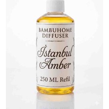 Bambu Home Dıffuser Çubuklu Kokular Için Yedek Istanbul Amber 250 ml