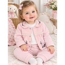 Masal Bebek %100 Pamuk Nakış Işlemeli Badili 3'lü Takım