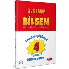 TeknoKapsül Data Yayınları 2. Sınıf Bilsem Tamamı Çözümlü 4 Fasikül Deneme Sınavı
