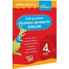 TeknoKapsül Dikkat Atölyesi Yayınları 4. Sınıf Matematik Zihin Çalıştıran Eğlenceli Kanguru Soruları