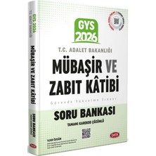 TeknoKapsül Data Yayınları 2026 Gys Adalet Bakanlığı Mübaşir ve Zabıt Katibi Soru Bankası
