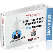 TeknoKapsül Savaş Yayınları 2026 Hmgs Vergi Usul Hukuku ve Vergi Hukuku Konu Anlatımı