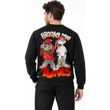Book OrBook Tazmania And Bugs Bunny Bl Sweatshirt Erkek (YSW372)