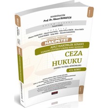 TeknoKapsül Savaş Yayınları Orijinal Sorular Hakimiyet Adli Hakimlik Sınavı Ceza Hukuku Çıkmış Soru Bankası