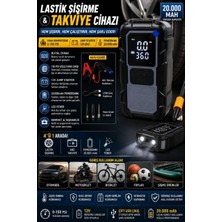 Leerfei 20000 Mah Araç Akü Takviyesi