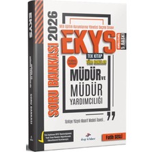 TeknoKapsül Dizgi Kitap 2026 Meb Ekys Müdür ve Müdür Yardımcılığı Soru Bankası 5. Baskı