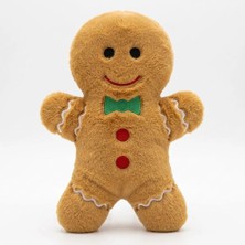 Miyav Yılbaşı Temalı Kedi Oyuncağı Hışırtı Sesli Peluş Kurabiye Adam - Gingerbread Sesli Kedi Oyuncağı