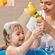 Str Store Sevimli Hayvan Figürlü Bebek Duş Başlığı – Annelerin Yardımcısı Eğitici Banyo Oyuncağı, Kolay Kurulum, El-Göz Koordinasyonu Geliştirici, Çocuklar Için Renkli ve Eğlenceli