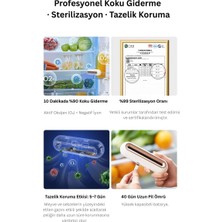 Str Store Freshguard Buzdolabı Koku Giderici ve Tazelik Koruyucu – Şarj Edilebilir Kompakt Tasarım, Filtre Gerektirmez, Gıdaların Daha Uzun Süre Taze Kalmasına Yardımcı Olur