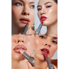 Str Store Yoğun Renk Veren Uzun Süre Kalıcı Nemlendirici Kadifemsi Mat Ruj - Matte Lipstick 409 Rose Apricot
