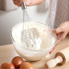 Str Store Helezon Yaylı Çırpıcı – 304 Paslanmaz Çelik Makarna Çırpıcı & Çırpma Teli, Yaylı Spiral Tasarım, Kıvamlı Yumurta, Krema, Pasta ve Hamur Çırpma, Dayanıklı Profesyonel Mutfak Gereci