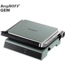 Str Store Gem Retro Dijital Izgara & Tost Makinesi – 2000 W, 290×212 Mm, LCD Dokunmatik Kontrol | Mint Yeşil