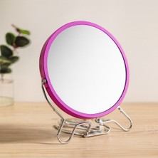 Str Store Yuvarlak 7" Çift Yönlü Büyüteçli Makyaj Aynası - Metal Ayaklı