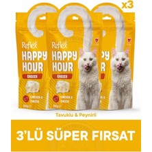 Bezos Reflex Happy Hour Choosy Seçici Kediler Ödül Maması 3lü Fırsat 3X60GR