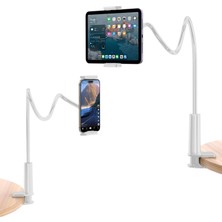Str Store 90 cm Akrobat Esnek Tablet ve Telefon Tutucu Stand Beyaz