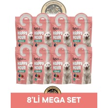 Bezos Reflex Plus Happy Hour Tavuk Kısırlaştırılmış Kedi Ödül Maması Seti 8X60 gr
