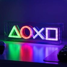 Str Store Playstation LED Neon Işık, Serbest Veya Duvara Monte Edilebilir, Oyuncular Için Oyun Odası Aksesuarı ve Dekorasyon