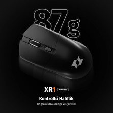 Str Store Xr1 Kablosuz Oyuncu Mouse, 10000 Dpı, Rgb Aydınlatma, 6 Tuş, 2.4g + Bluetooth + Kablolu, Type-C Şarjlı